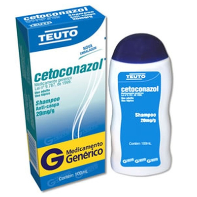 Cetoconazol 20mg/ml Shampoo Anticaspa 100ml Cimed Genérico