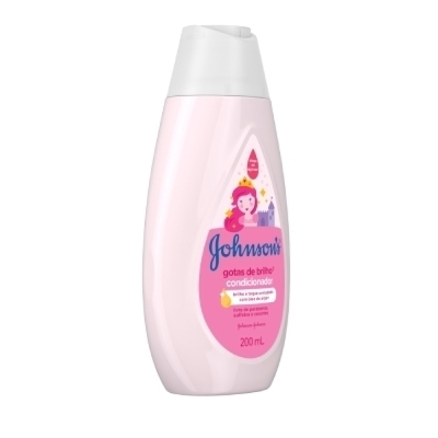 Condicionador Infantil Johnson's Gotas de Brilho com 200ml