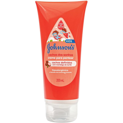 Creme para Pentear Johnson's Baby Cachos dos Sonhos 200ml