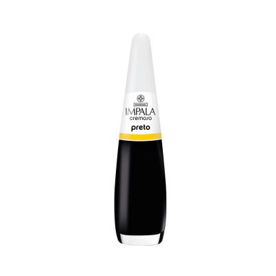 Esmalte Cremoso Preto Blister