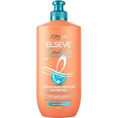 Creme para Pentear Cabelo Cacheado L'Oréal Paris Elseve Cachos Longos dos Sonhos 250ml