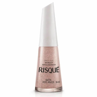 Esmalte Metálico Risqué Nude 8ml - Gota dos Anjos