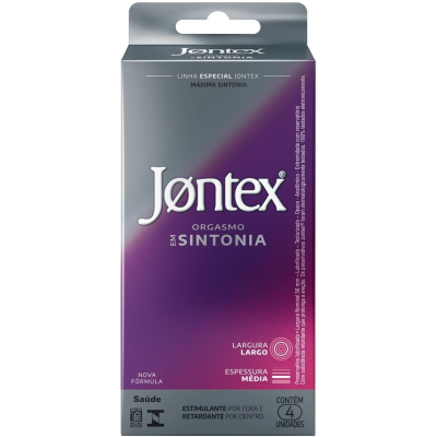 Camisinha Jontex Orgasmo em Sintonia 4 unidades