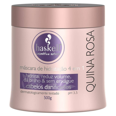 Máscara Capilar Haskell Quina Rosa 500g