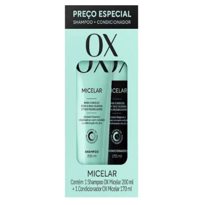 Kit OX Micelar Shampoo 200ml + Condicionador 170ml