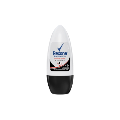 Desodorante Antitranspirante Roll-On Rexona Women Antibacterial + Invisible 48h 50ml