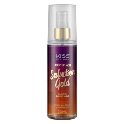 Body Splash Kiss New York Seduction Gold 200ml