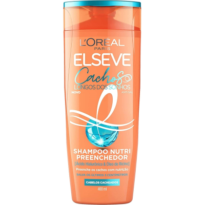 Shampoo L'Oréal Paris Elseve Cachos Longos dos Sonhos Nutri Preenchedor 400ml