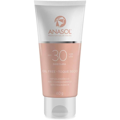 Protetor Solar Facial Anasol FPS 30 Base Clara 60g