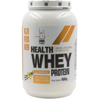 Health Whey Protein Baunilha 900g Health Labs