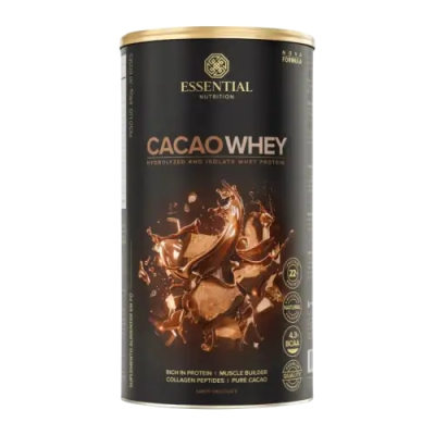 Cacao Whey Protein Iso Hidrolisado 420g Essential Nutrition