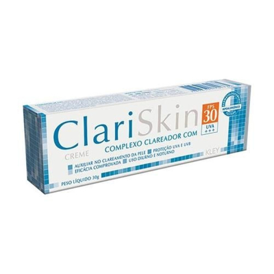 Creme Clareador ClariSkin FPS 30 com 30g