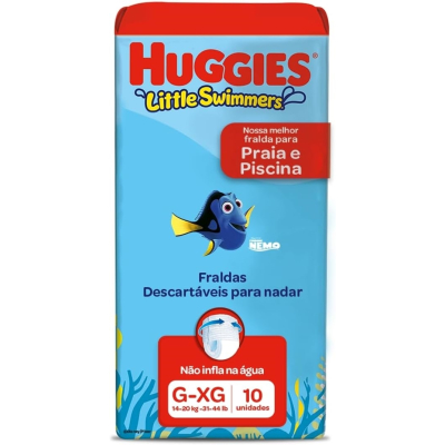 Fralda Huggies Little Swimmers G/XG 10 unidades