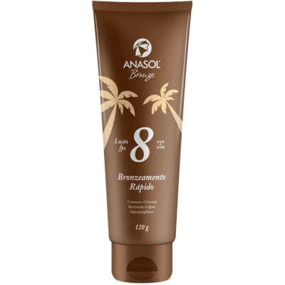 Loção Bronzeadora FPS 8 120g - Anasol
