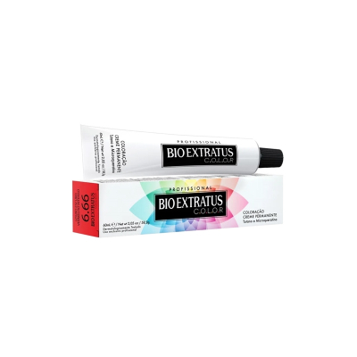 Coloração Bio Extratus Color 6.6 Louro Escuro Vermelho Intenso 60g