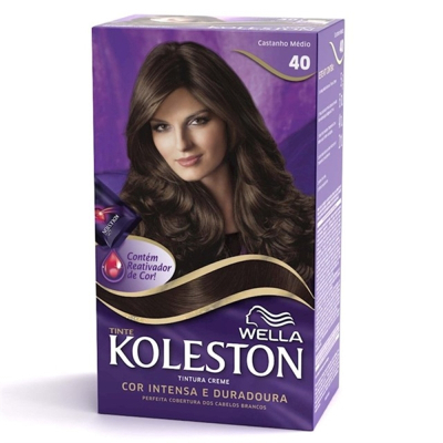 Tint koleston, 40 castanho medio