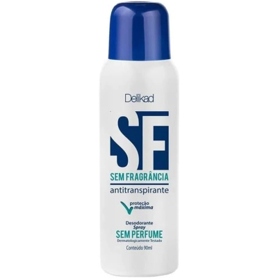 Desodorante Delikad SF Spray Sem Perfume 90ml