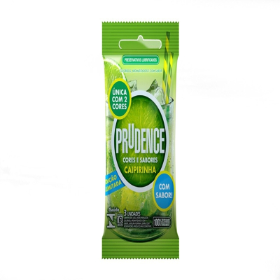 Preservativo Prudence Caipirinha 3 Unidades