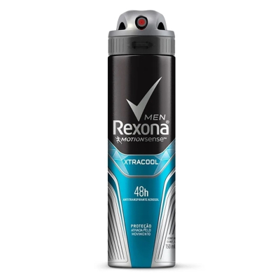 Desodorante Antitranspirante Aerosol Rexona Men Xtracool 72h 150ml