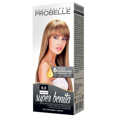Coloração Probelle Super Bonita Louro Claro 8.0