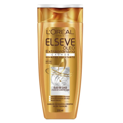 Shampoo L'Oréal Paris Elseve Óleo Extraordinário Cachos 200ml