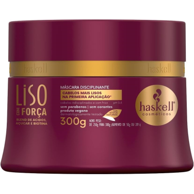 Máscara Haskell Liso Com Força 300g