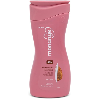 Loção Hidratante Monange Pele Seca Leite de Amêndoas 200ml