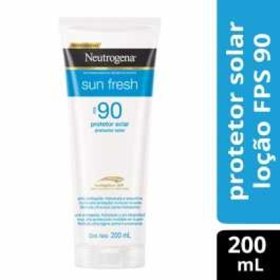 Protetor Solar Corporal Loção FPS 90 Neutrogena Sun Fresh 200ml