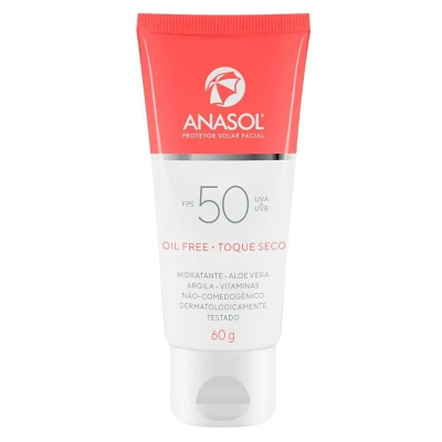 Protetor Solar Facial FPS 50 - Anasol 60g