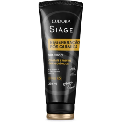 Shampoo Eudora Siáge Regeneração Pós Química 250ml