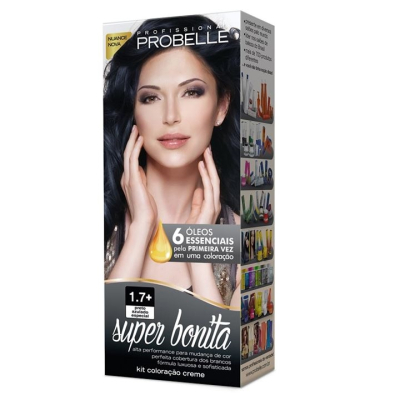 Coloração Probelle Super Bonita Preto Azul Especial 1.7