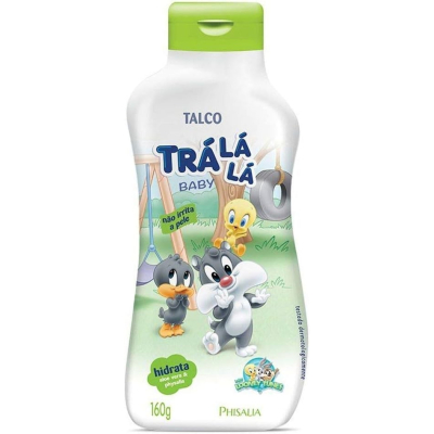 Talco Trá Lá Lá Baby Hidrata Aloe Vera 160g