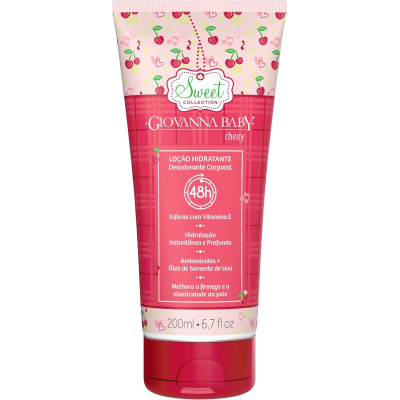 Loção Hidratante Giovanna Baby Cherry 200ml
