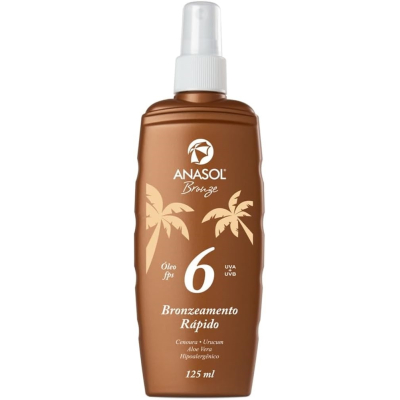 Óleo Bronzeador Spray FPS 6 - Anasol 125ml
