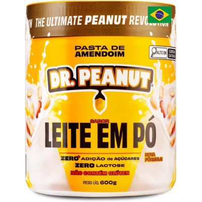 Pasta de Amendoim - Dr. Peanut - Leite em Pó - 600g