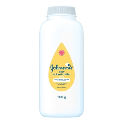 Talco Infantil Johnson'S Baby 200g Amido de Milho