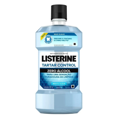 Enxaguante Antisséptico Bucal Listerine Antitártaro Zero Álcool Menta Suave 250ml
