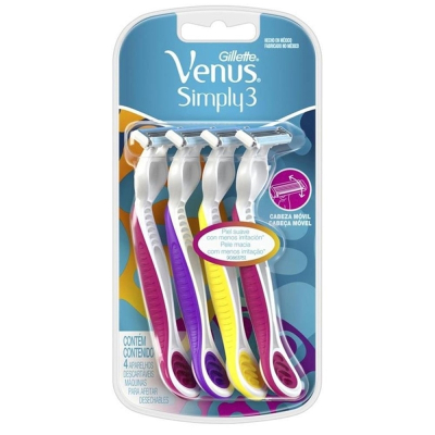 Gillette Aparelho De Depilar Venus Suave 4 Unidades