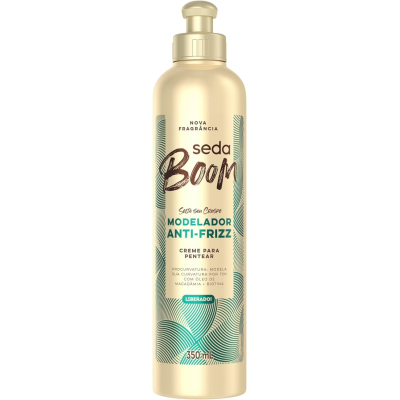 Creme de Pentear Cabelo Cacheado Seda Boom Pro Curvatura Antifrizz 350m