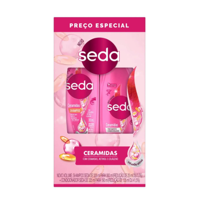 Kit seda shamp 300ml+cond 190ml ceramidas-unl