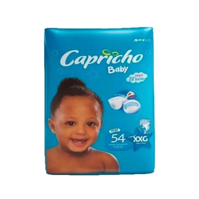 Fralda Capricho Baby Mega Com 54 unidades Xxg