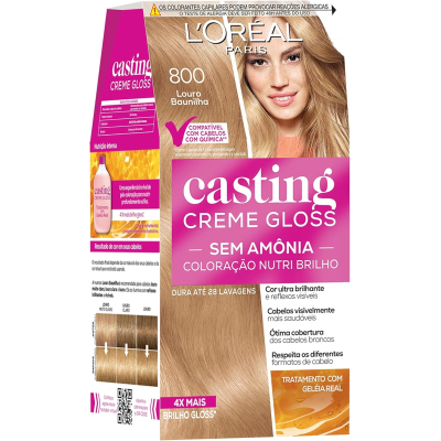 Tinta de Cabelo Casting Creme Gloss L'Oréal Paris - 800 Louro Baunilha