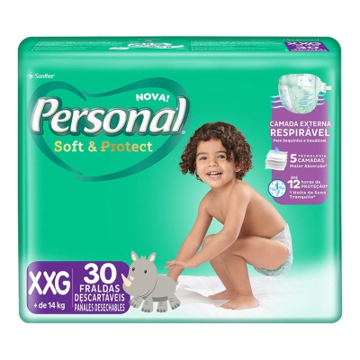 Fralda Personal Baby Protection & Sec XXG 28 unidades