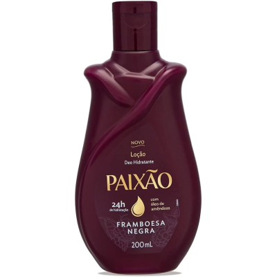 Loção Corporal Deo Hidratante Paixão Framboesa Negra 200ml