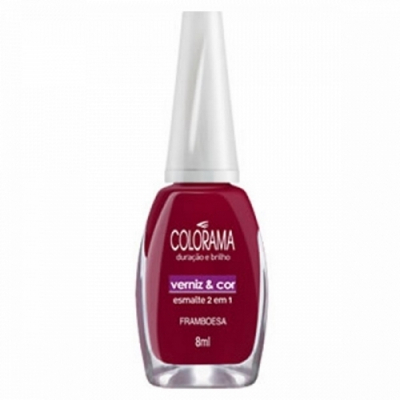 Esmalte Colorama Framboesa Verniz & Cor
