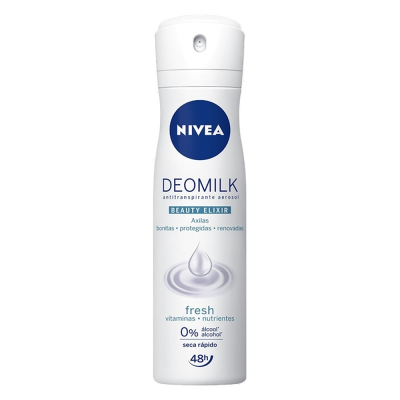 Desodorante Antitranspirante Aerosol Nivea Deomilk Fresh Feminino 48h 150ml