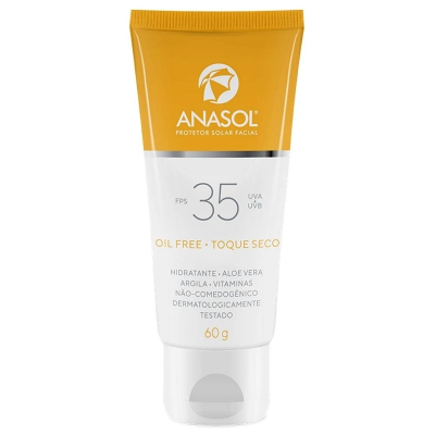Protetor Solar Facial FPS 35 - Anasol 60g
