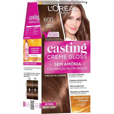 Tinta de Cabelo Casting Creme Gloss L’Oréal Paris - 600 Louro Escuro