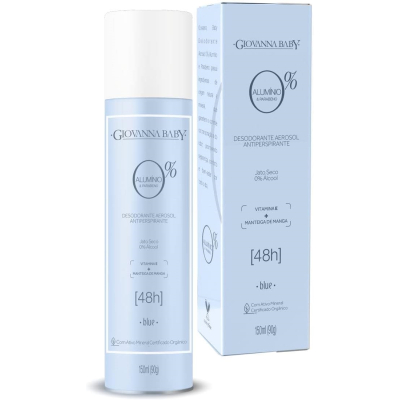 Desodorante Aerosol Giovanna Baby 0 Alumínio Blue 150ml