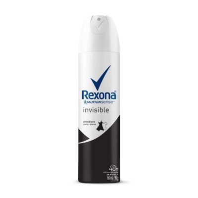 Desodorante Antitranspirante Aerosol Rexona Invisible Feminino 72h 150ml